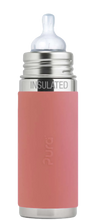 Load image into Gallery viewer, Pura Kiki 260ml Insulated Infant Stainless Steel Bottle - Rose