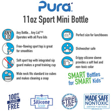 Load image into Gallery viewer, Pura Kiki 325ml Sport Mini Stainless Steel Bottle - Unicorn