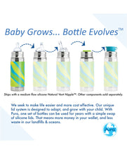 Load image into Gallery viewer, Pura Kiki® 260ml Insulated Toddler Sippy Stainless Steel Bottle - Moss