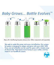 Load image into Gallery viewer, Pura Kiki® 260ml Insulated Kiddo Straw Stainless Steel Bottle - Moss