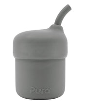 Load image into Gallery viewer, Pura my-my Silicone Straw Cup - Slate