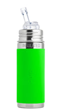 Load image into Gallery viewer, Pura Kiki 260ml Insulated Straw Stainless Steel Bottle - Green