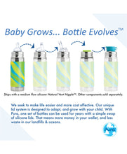 Load image into Gallery viewer, Pura Kiki® 260ml Insulated Infant Stainless Steel Bottle - Aqua