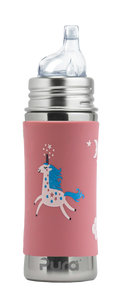 Pura Kiki 325ml Toddler Sippy Stainless Steel Bottle - Unicorn