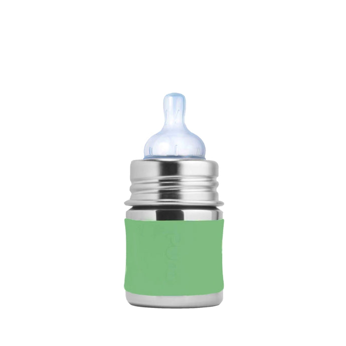 Pura Kiki® 150ml Infant Stainless Steel Bottle - Moss