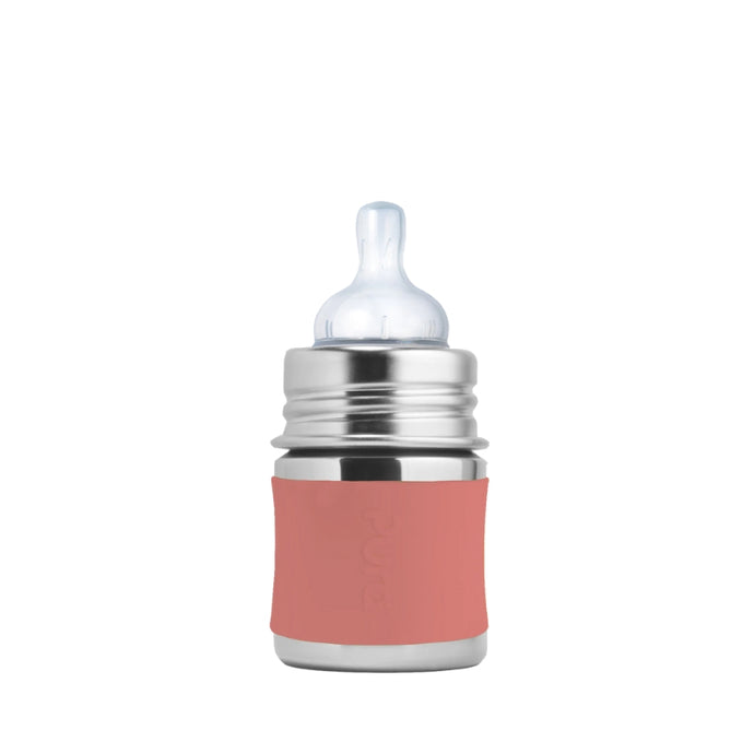 Pura Kiki® 150ml Infant Stainless Steel Bottle - Rose