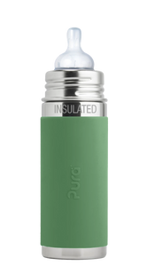 Pura Kiki 260ml Insulated Infant Stainless Steel Bottle - Mint