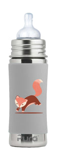 Pura Kiki 325ml Infant Stainless Steel Bottle - Fox