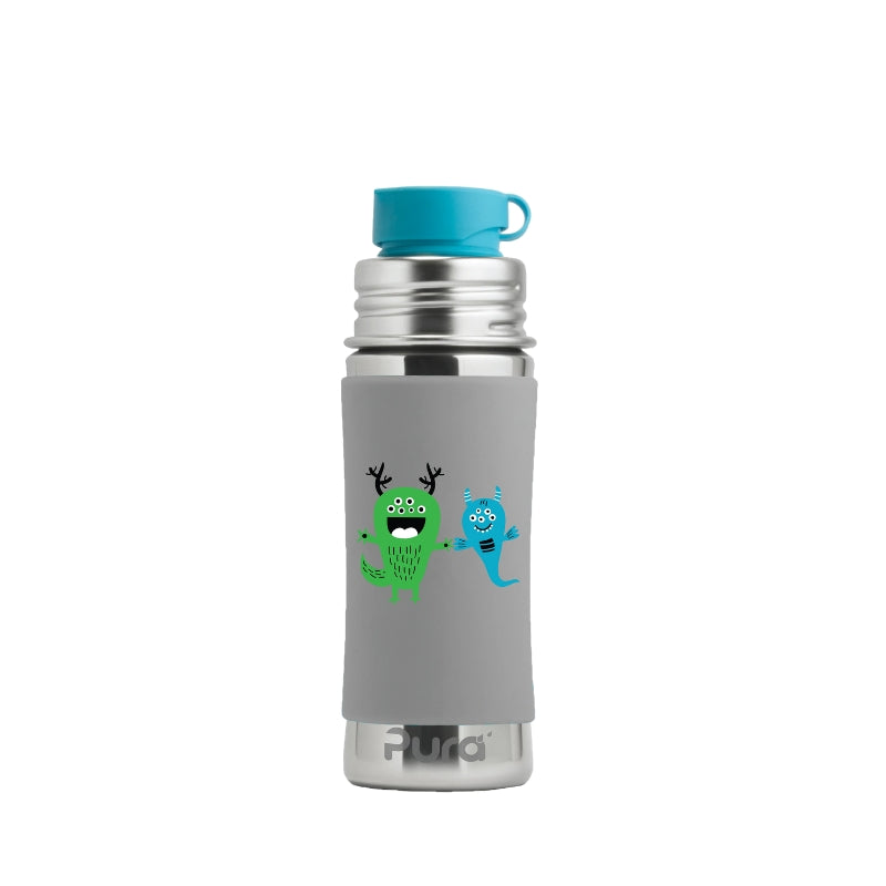 Pura 325ml Sport Mini™ Stainless Steel Bottle - Monster