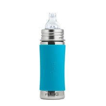 Load image into Gallery viewer, Pura Kiki® 325ml Toddler Sippy Stainless Steel Bottle - Aqua