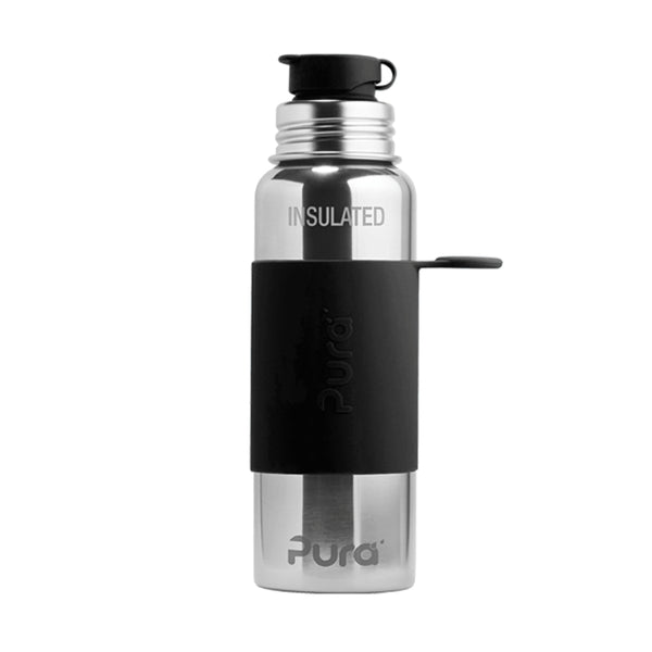 Pura Big Mouth® Sport 650 Insulated Stainless Steel Bottle - Black