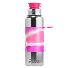 Load image into Gallery viewer, Pura Big Mouth® Sport 850ml Stainless Steel Bottle - Pink Swirl
