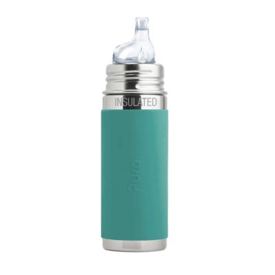 Pura Kiki® 260ml Insulated Toddler Sippy Stainless Steel Bottle - Mint