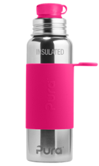 Pura Sport 650 Insulated Stainless Steel Bottle - Pink