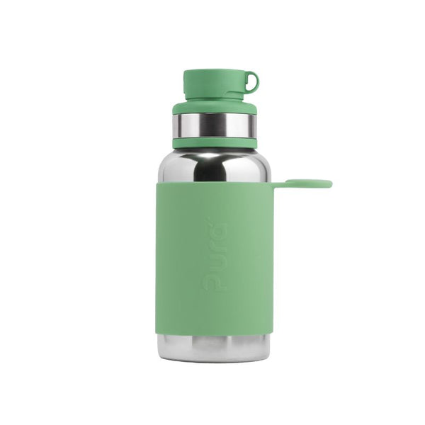 Pura Big Mouth® Junior Sport 550ml Stainless Steel Bottle - Moss