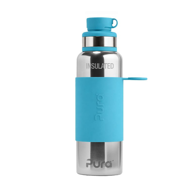 Pura Big Mouth® Sport 650 Insulated Stainless Steel Bottle - Aqua