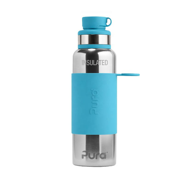Pura Big Mouth® Sport 650 Insulated Stainless Steel Bottle - Aqua