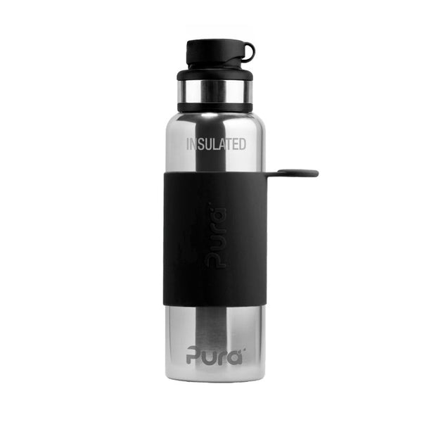 Pura Big Mouth® Sport 650 Insulated Stainless Steel Bottle - Black