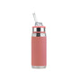 Pura Kiki® 260ml Insulated Kiddo 6m+ Straw Stainless Steel Bottle - Rose