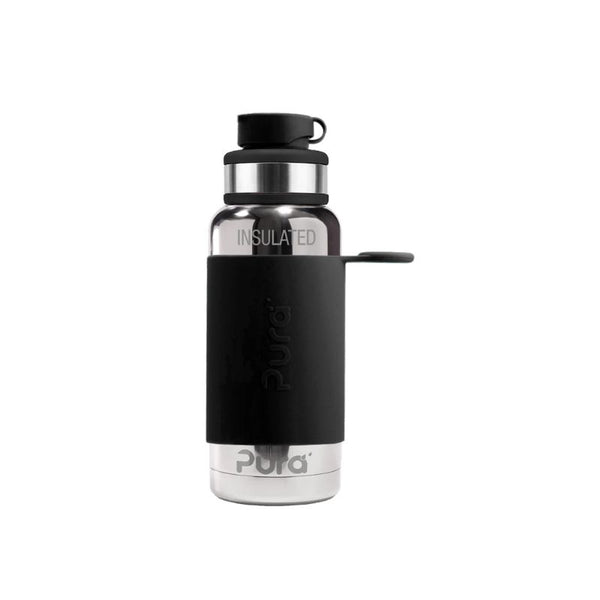 Pura Big Mouth® Sport 475ml Insulated Stainless Steel Bottle - Black