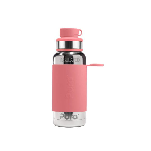 Pura Big Mouth® Sport 475ml Insulated Stainless Steel Bottle - Rose (Pre-Order Ships from 28/09/2026)