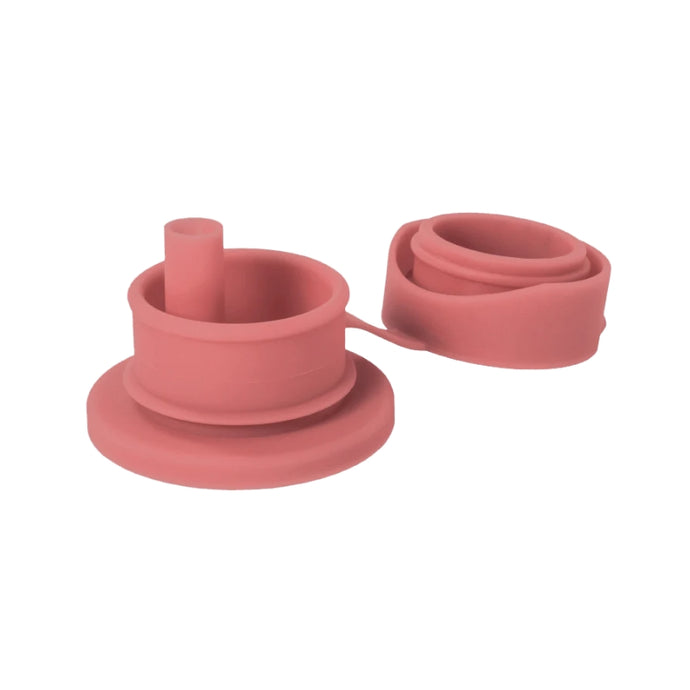 Pura Silicone Sport Straw - Rose