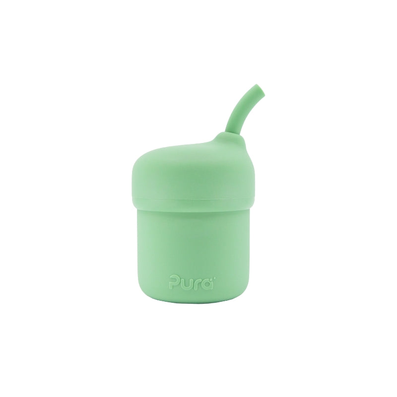 Pura my-my™ Silicone Straw Cup - Moss