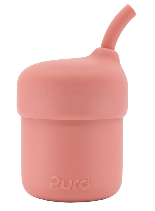 Pura my-my Silicone Straw Cup - Rose