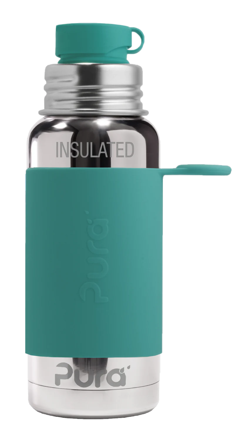 Pura Big Mouth Sport 475 Insulated Stainless Steel Bottle - Mint