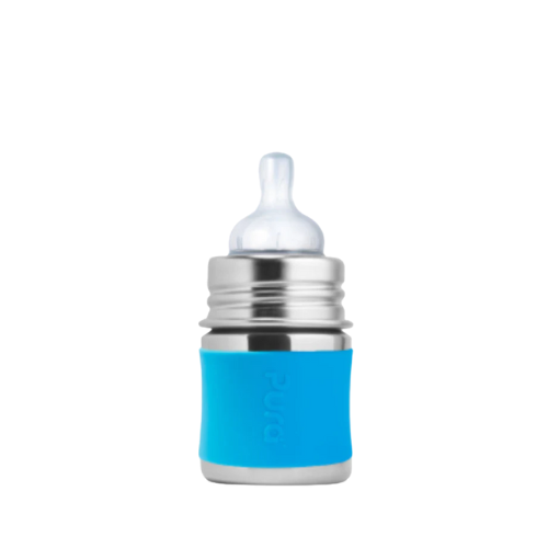 Pura Kiki® 150ml Infant Stainless Steel Bottle - Aqua