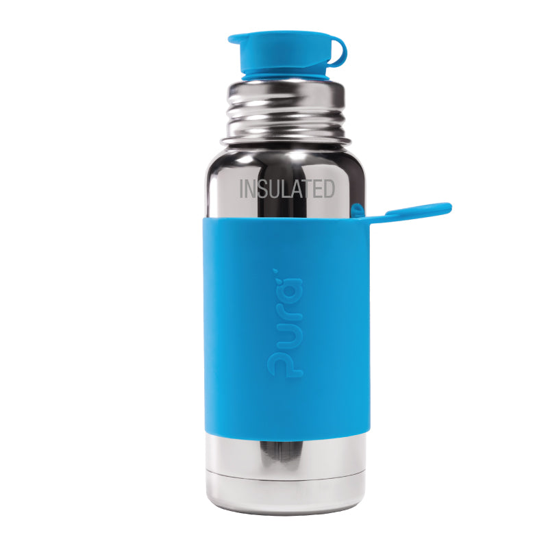 Pura Sport 475 Insulated Stainless Steel Bottle - Aqua
