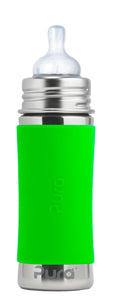 Pura Kiki 325ml Infant Stainless Steel Bottle - Green