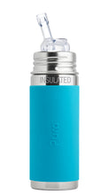 Load image into Gallery viewer, Pura Kiki 260ml Insulated Straw Stainless Steel Bottle - Aqua