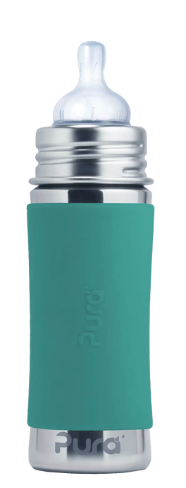 Pura Kiki 325ml Infant Stainless Steel Bottle - Mint