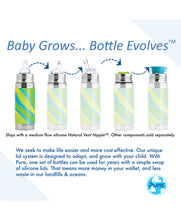Load image into Gallery viewer, Pura Kiki 260ml Insulated Infant Stainless Steel Bottle - Aqua