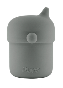 Pura my-my Silicone Sippy Cup - Slate