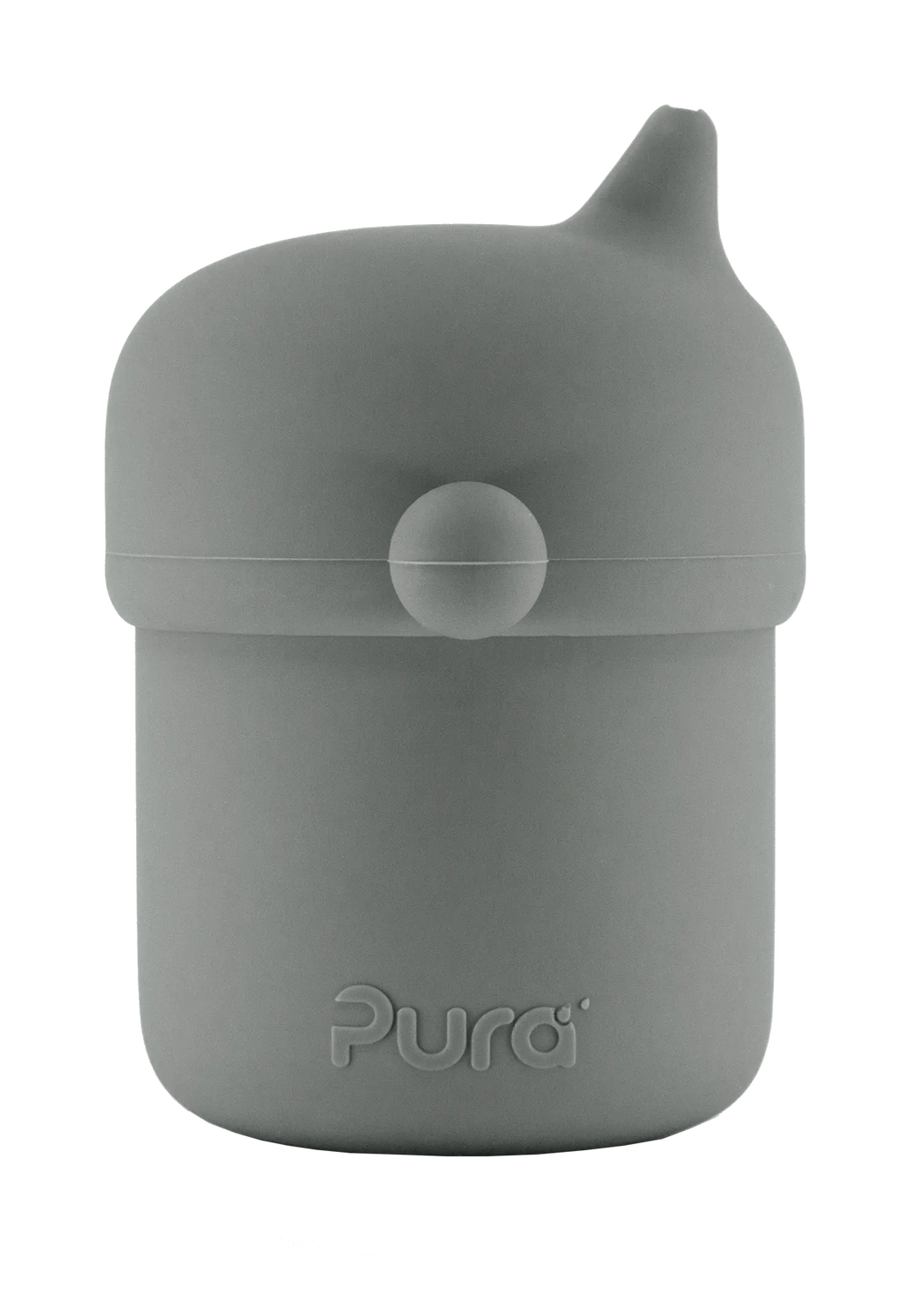 Pura my-my Silicone Sippy Cup - Slate